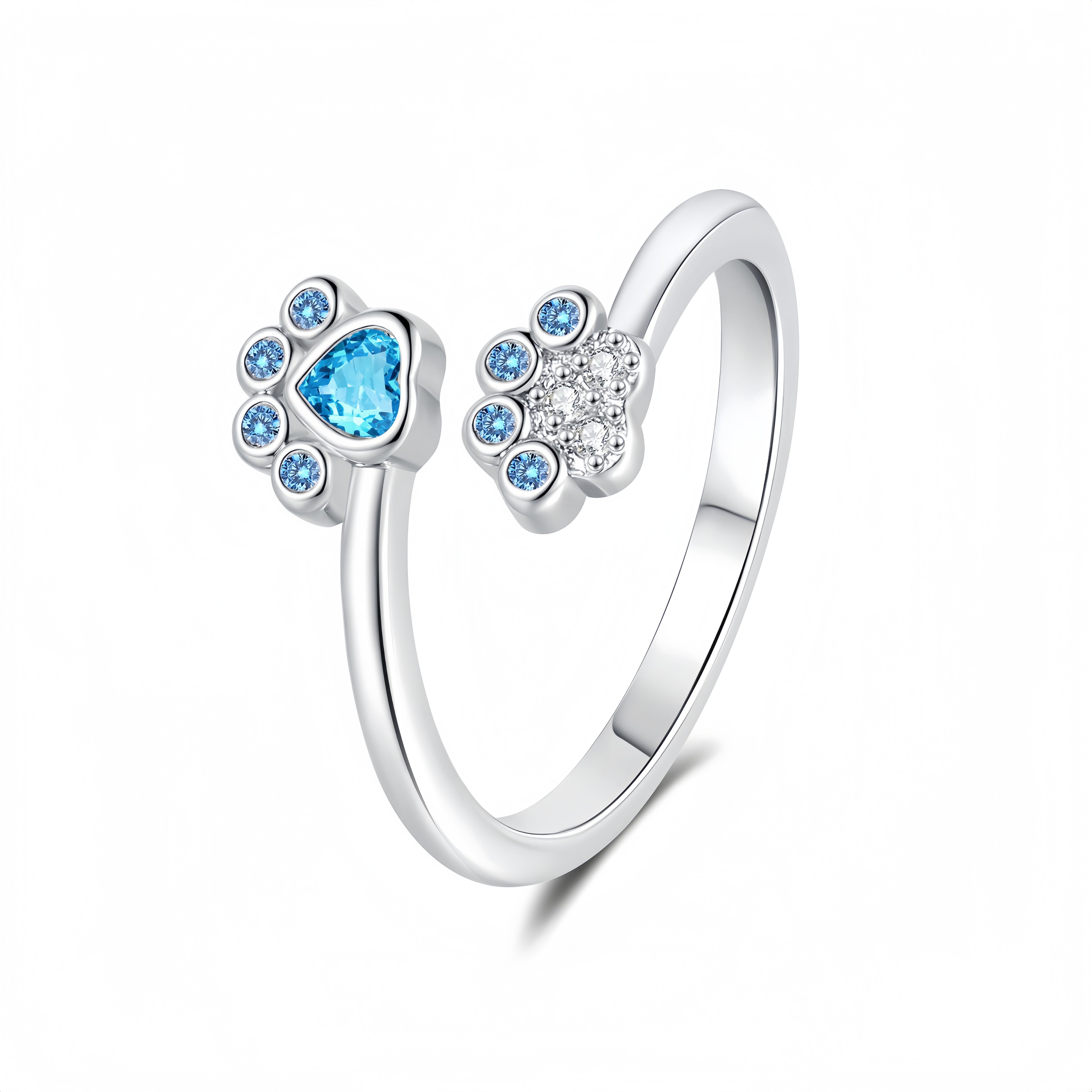 Heart Paw Echo · Open Ring