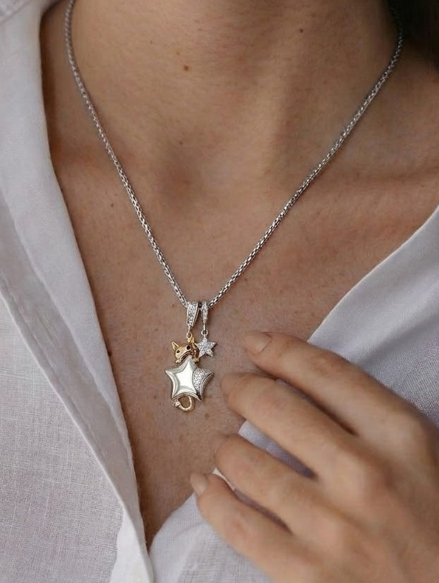 NOVAÉ Celestial Cat Necklace