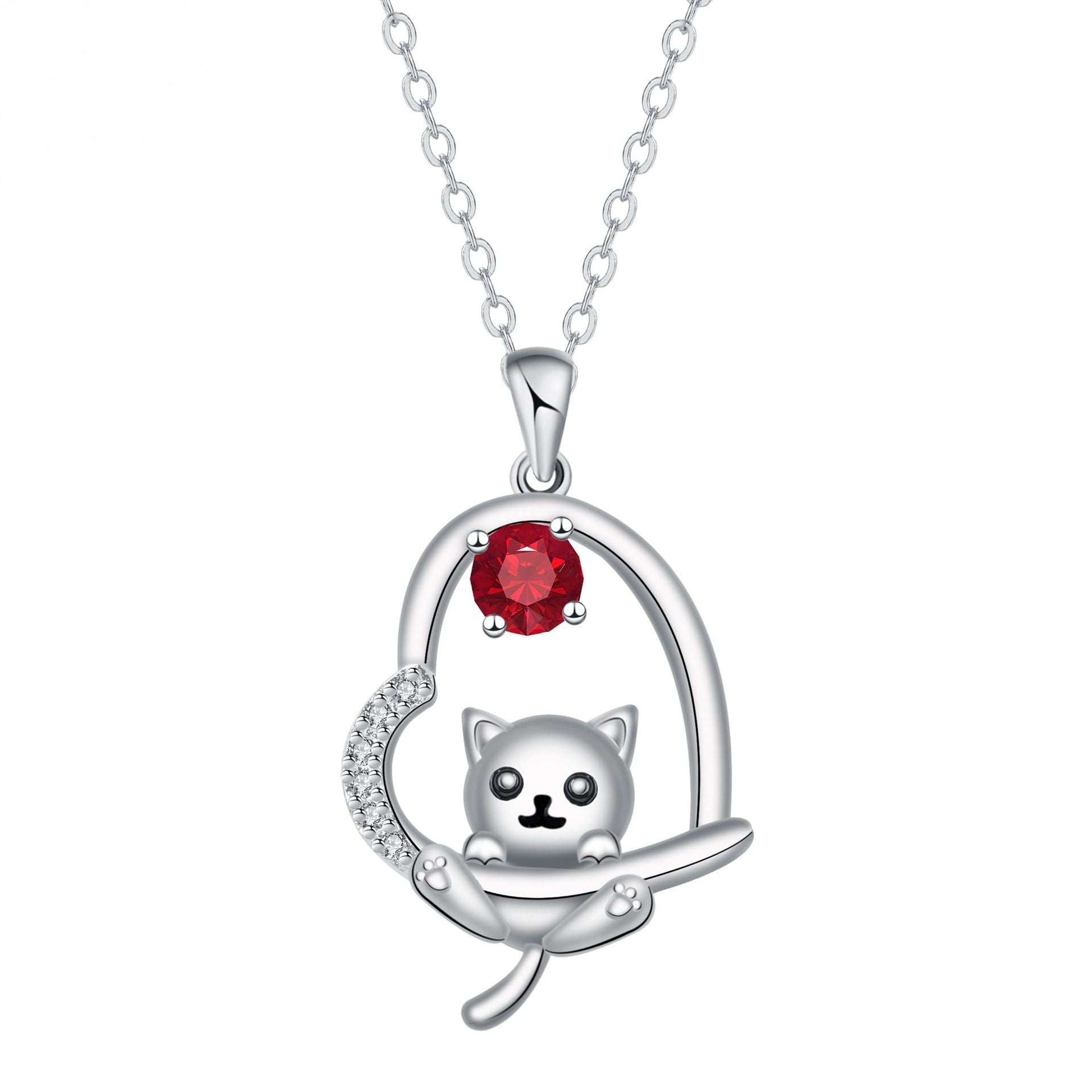 Curious Cat Necklace