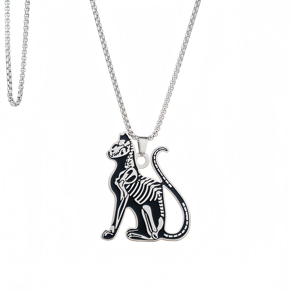 Ink Cat Necklace